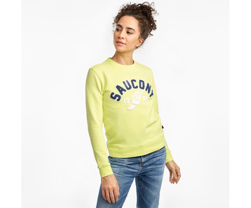 Saucony Rested Crewneck Skjorta Dam Ljusgröna | Sverige 169RVD